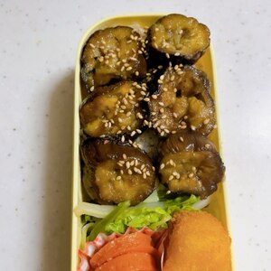 【お弁当にも◎】茄子の甘辛タレ照り焼き